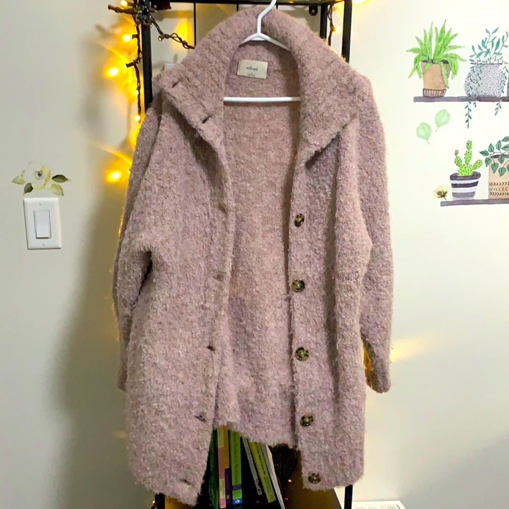 Aritzia Wilfred teddy coat